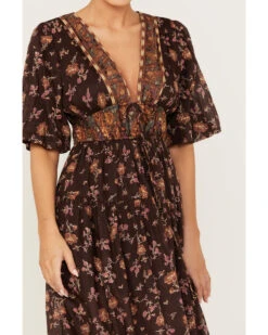 Free People Women's Lysette Dress -Western Cowboy 2000387967 200 P3