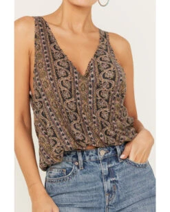 Free People Women's Your Twisted Tank  -Western Cowboy 2000388084 001 P3