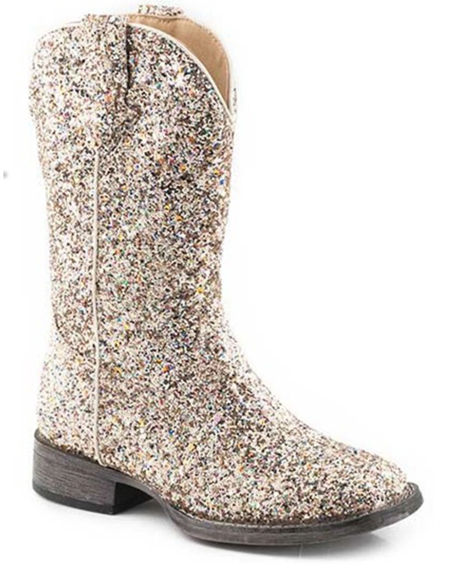 Roper Little Girls' Glitter Galore Western Boots - Square Toe 1 Roper Little Girls' Glitter Galore Western Boots - Square Toe