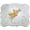 Montana Silversmiths Scalloped Bull Rider Belt Buckle
