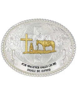 Montana Silversmiths Faith And Wisdom Western Belt Buckle